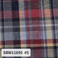 SBW11695 Quadri Madras in cotone/lino[Tessili / Tessuti] SHIBAYA Immagini aggiuntive