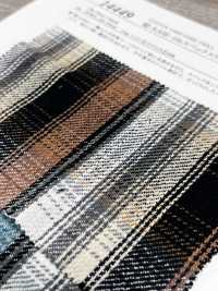 14449 Hank-KASE- 10s Specifica Twill fiammato a quadri tartan effetto ombra[Tessili / Tessuti] SUNWELL Immagini aggiuntive
