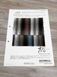 14449 Hank-KASE- 10s Specifica Twill fiammato a quadri tartan effetto ombra[Tessili / Tessuti] SUNWELL Immagini aggiuntive
