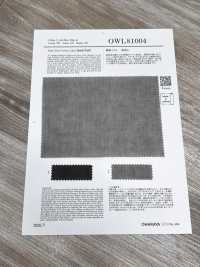 OWL81004 Twill di cotone e lino, tinto Sumi[Tessili / Tessuti] Oharayaseni Immagini aggiuntive