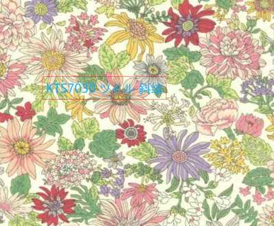 KTS7030 Tessuto twill floreale