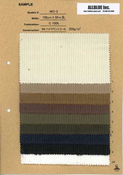 MO-2 Corduroy 8W a coste alte
