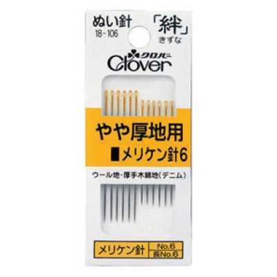 18106 Ago da cucito Kizuna Meriken Needle 6 Y6