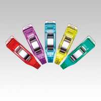 22744 Clip Per Tutore Temporaneo ◆mini <50 Pezzi (Rosso, Viola, Blu, Giallo, Verde, 10 Pezzi Ciascuno)> [C[Forniture Artigianali] Trifoglio Sottofoto