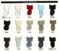 472-5210 Bottoni Ad Anello In Nylon Lanoso Di Tipo Standard (10 Per Confezione)[Pulsante A Forma Di Rana Ad Anello] DARIN Sottofoto