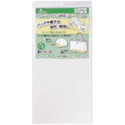 57358 Anima in polietilene per borse e cappelli 1,5 mm bianco
