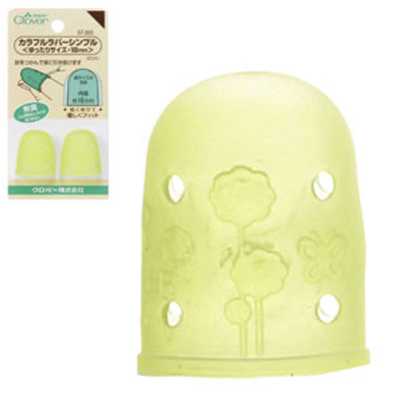 57393 Ditale in gomma colorato <taglia ampia, 18 mm>