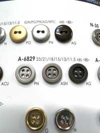 A6829 Bottoni In Metallo Per Giacche E Abiti[Pulsante] IRIS Sottofoto