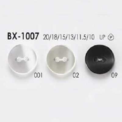 BX1007 Bottone frontale a 2 fori in resina poliestere