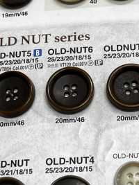 OLD-NUT6 Bottoni A Forma Di Noce Per Giacche E Abiti[Pulsante] IRIS Sottofoto