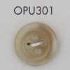 OPU301 Bottone a 4 fori con bordino in resina urea