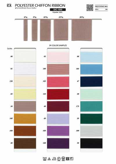SIC-180 Nastro in chiffon di poliestere