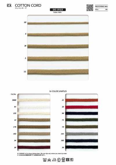 SIC-3122 Cordoncino di cotone