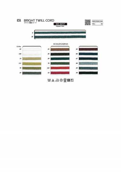 SIC-3217 Cordoncino twill lucido