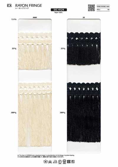 SIC-4124 Frangia in rayon