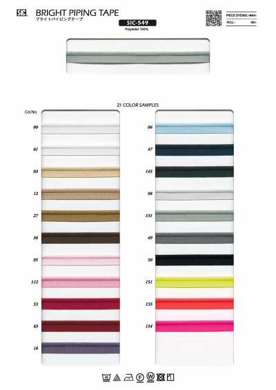 SIC-549 Nastro per piping lucido