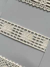 SIC-7320 Pizzo A Torsione In Cotone Biologico / 12 Mm SHINDO(SIC) Foto secondaria