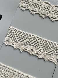 SIC-7322 Pizzo A Torsione In Cotone Biologico / 17 Mm SHINDO(SIC) Foto secondaria