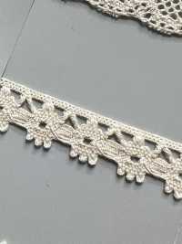 SIC-7323 Pizzo A Torsione In Cotone Biologico / 10 Mm SHINDO(SIC) Foto secondaria