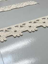 SIC-7323 Pizzo A Torsione In Cotone Biologico / 10 Mm SHINDO(SIC) Foto secondaria