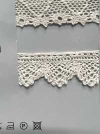 SIC-7330 Pizzo A Torsione In Cotone Biologico / 20 Mm SHINDO(SIC) Foto secondaria