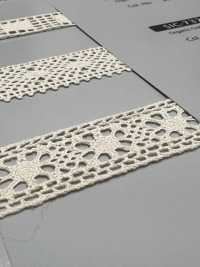 SIC-7331 Pizzo A Torsione In Cotone Biologico/ 15 Mm SHINDO(SIC) Foto secondaria