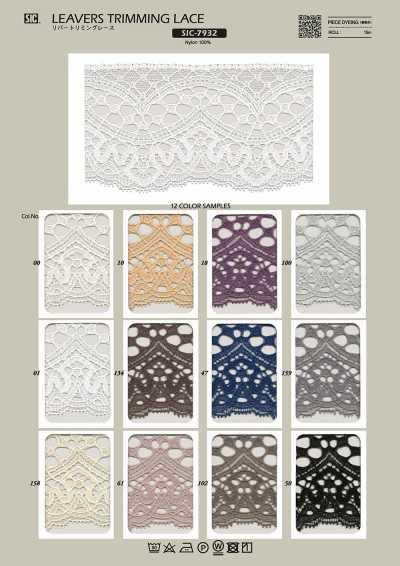 SIC-7932 RIVER Merletto per rifiniture/63 mm