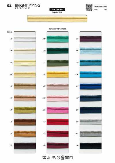 SIC-9430 Nastro per piping lucido