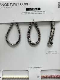 SIC-3060 Cordoncino Ritorto Melange[Cavo A Nastro] SHINDO(SIC) Foto secondaria