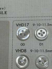 VHD17 PULSANTI DAIYA Resistenti Agli Urti HYPER DURABLE &quot;&quot; Pulsante Serie Shell Like Poliestere  DAIYA BUTTON(DAIYA BUTTON) Sottofoto
