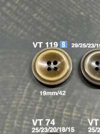 VT119 Bottoni Per Giacche E Abiti[Pulsante] IRIS Sottofoto