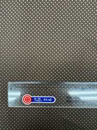 185BR [outlet] Yamanashi Fujiyoshida 100% Seta Motivo A Scacchiera Diagonale Marrone[Tessile] Yamamoto(EXCY) Sottofoto