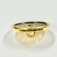 617 [outlet] Bottoni In Metallo Dorato Made In Japan Per Abiti E Giacche[Pulsante] Sottofoto