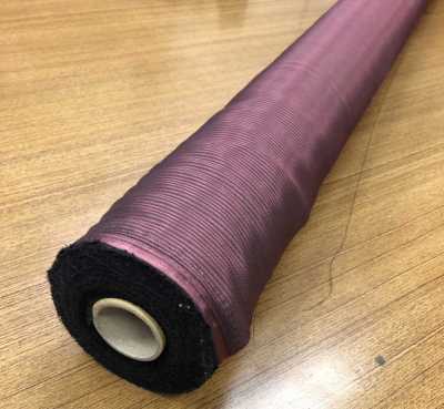 7958 Fodera jacquard in poliestere a righe bordeaux [Outlet]