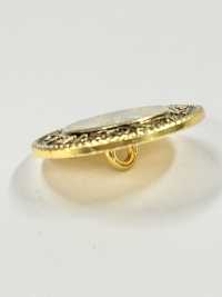 914 Bottoni In Metallo Dorato Per Abiti E Giacche, Realizzati In Giappone[Pulsante] Sottofoto