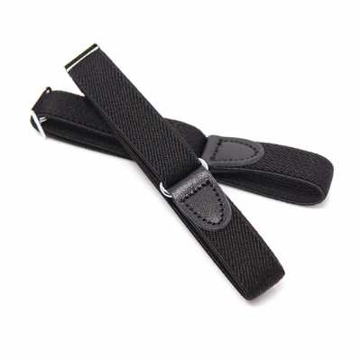AB-BK Fascia da braccio nera liscia