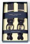 AT-3050 ALBERT THURSTON Spina di pesce blu navy elastico 35 mm