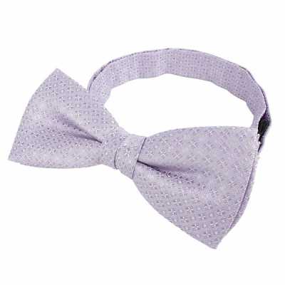 BF-112P Papillon con piccolo motivo floreale, seta, viola, prodotto in Giappone