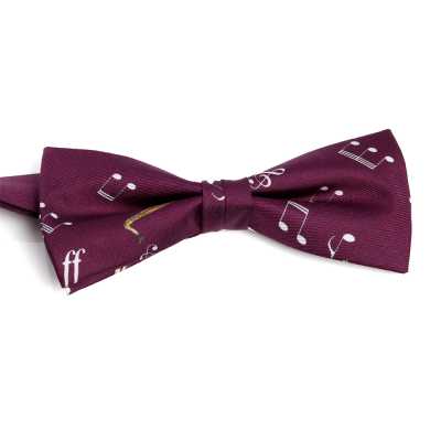 BF-JAZZ-WI Papillon stampato in seta Jazz Wine