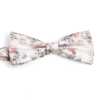 BF-ROSE-WH Papillon stampato in serigrafia Rose White