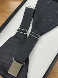 CM-920 Fascia In Seta Con Motivo A Pois Neri[Accessori Formali] Yamamoto(EXCY) Sottofoto