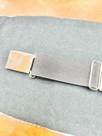 CM-985 Fascia Da Smoking In Seta Jacquard Domestica Moss Stitch Pattern Grigio Chiaro[Accessori Formali] Yamamoto(EXCY) Sottofoto