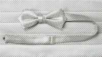 CM-985 Fascia Da Smoking In Seta Jacquard Domestica Moss Stitch Pattern Grigio Chiaro[Accessori Formali] Yamamoto(EXCY) Sottofoto