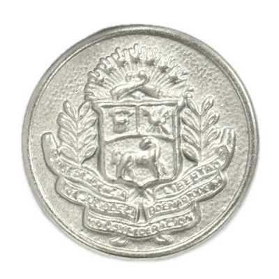 EX134 [Outlet] Bottone in metallo Made in Japan per completi e giacche, argento