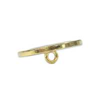 EX95 Bottoni In Metallo Made In Japan Per Abiti E Giacche, Oro E Rosso[Pulsante] Foto secondaria