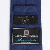 HLN-02 HARISSONS Cravatta Lino Blu[Accessori Formali] Yamamoto(EXCY) Sottofoto