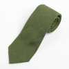 HLN-03 Cravatta in lino verde HARISSONS