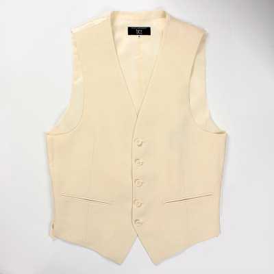 HLV-04 HARISSONS Gilet in lino beige