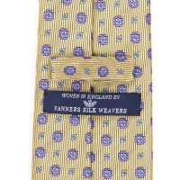HVN-35 VANNERS Cravatta Tessile Usata Fantasia Piccola Giallo[Accessori Formali] Yamamoto(EXCY) Sottofoto