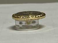 P15 Bottoni In Metallo Per Abiti E Giacche Made In Japan Oro[Pulsante] Sottofoto